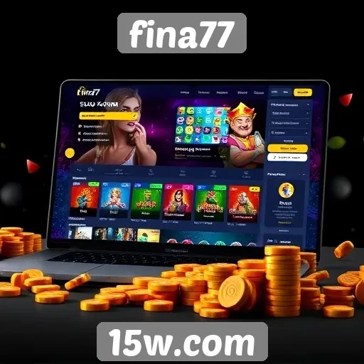 Interface do site fina77 melhora experiência do jogador