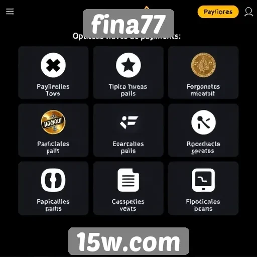 Exploração das opções de pagamento no fina77